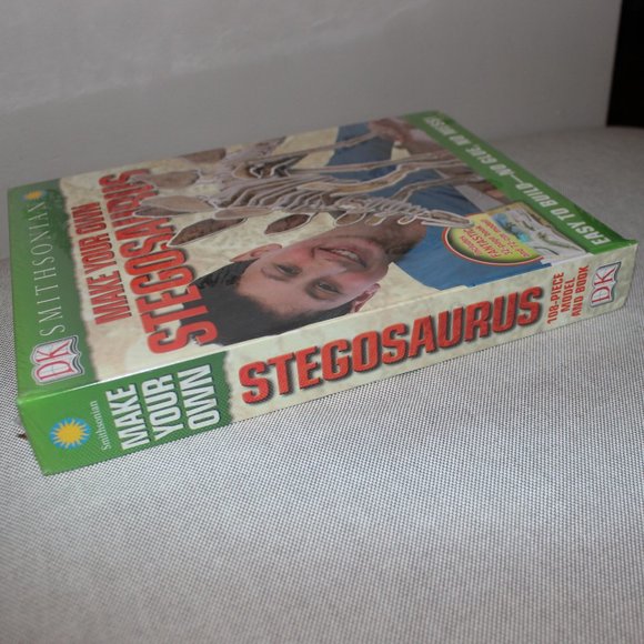 3/$55❤️Make Your Own Stegosaurus hardcover book DK Smithsonian dinosaur model - Picture 6 of 6